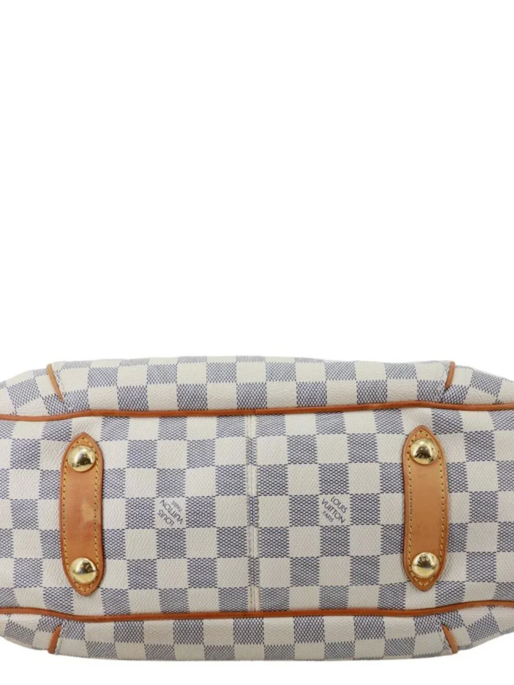 Louis Vuitton  Galliera PM Damier Azur Hobo Bag White